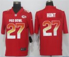 Nike AFC Chiefs #27 Kareem Hunt Red 2018 Pro Bowl Game Jersey
