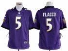 Nike baltimore ravens #5 Joe Flacco purple Game Jerseys