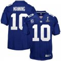 Youth New York Giants #10 Manning 2012 Super Bowl XLVI Blue C patch