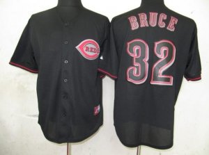 mlb cincinnati reds #32 bruce black fashion