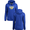 Golden State Warriors 2017 NBA Champions Royal Womens Pullover Hoodie