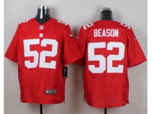 Nike New York Giants #52 Jon Beason Red Jerseys(Elite)