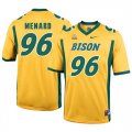 North Dakota State Bison 96 Greg Menard Gold College Football Jersey