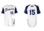 mlb jerseys atlanta braves #15 hudson white[2011 civil rights]