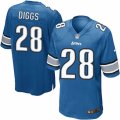 Mens Nike Detroit Lions #28 Quandre Diggs Game Light Blue Team Color NFL Jersey