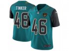 Nike Jacksonville Jaguars #46 Carson Tinker Vapor Untouchable Limited Teal Green Team Color NFL Jersey