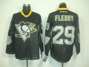 nhl pittsburgh penguins #29 fleury black[2011 new]