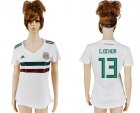 Mexico 13 G.OCHOA Away Women 2018 FIFA World Cup Soccer Jersey