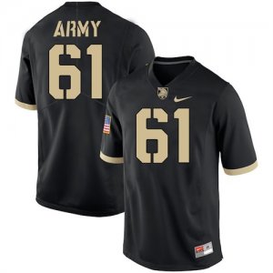 Army Black Knights 61 Joe Steffy Black College Football Jersey