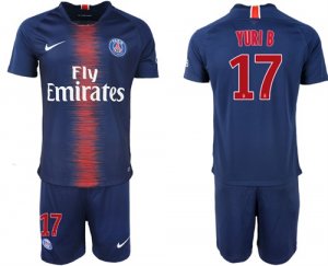 2018-19 Pari Saint-Germain 17 YURI B Home Soccer Jersey