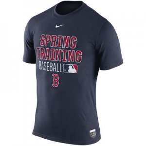 MLB Men\'s Boston Red Sox Nike 2016 Authentic Collection Legend Issue Spring Training Performance T-Shirt - Navy