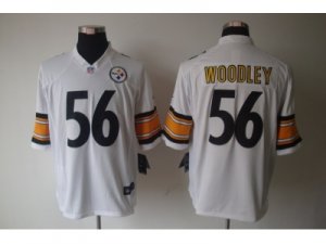 Nike NFL Pittsburgh Steelers #56 Lamarr Woodley white Jerseys(Limited)