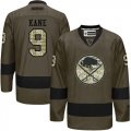 Buffalo Sabres #9 Evander Kane Green Salute to Service Stitched NHL Jersey