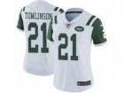 Women Nike New York Jets #21 LaDainian Tomlinson Vapor Untouchable Limited White NFL Jersey