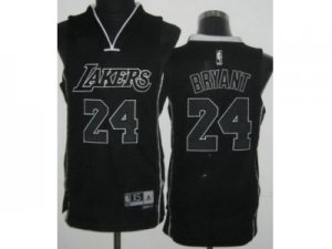 nba Los Angeles Lakers #24 Kobe Bryant Black Jerseys[Revolution 30]Black Number