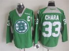NHL Boston Bruins #33 Zdeno Chara green jerseys