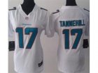 Nike Women Miami Dolphins #17 Ryan Tannehill white Jerseys(2013)