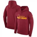 Washington Redskins Nike Property Of Performance Pullover Hoodie Burgundy