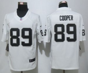 Nike Oakland Raiders #89 Cooper white Jerseys(Limited)