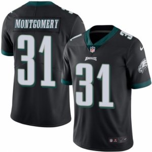 Youth Nike Philadelphia Eagles #31 Wilbert Montgomery Limited Black Rush NFL Jersey