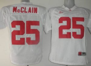 ncaa Alabama Crimson Tide #25 McClain White