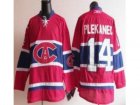 NHL Montreal Canadiens #14 Tomas Plekanec Red Jerseys(CA)