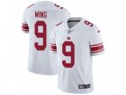 Mens Nike New York Giants #9 Brad Wing Vapor Untouchable Limited White NFL Jersey