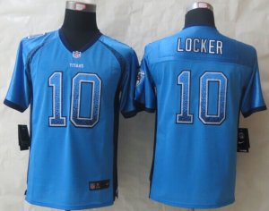 Youth 2014 New Nike Tennessee Titans #10 Locker blue Jerseys(Drift Fashion)