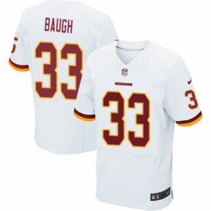 Mens Nike Washington Redskins #33 Sammy Baugh Elite White NFL Jersey