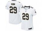 Women Nike New Orleans Saints #29 John Kuhn Game White NFL Jersey