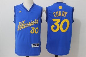 Warriors 30 Stephen Curry Royal 2016 Christmas Day Swingman Jersey