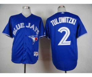 mlb jerseys toronto blue jays #2 tulowitzki blue