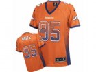 Women Nike Denver Broncos #95 Derek Wolfe Limited Orange Drift Fashion NFL Jersey