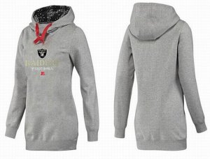 Women Oakland Raiders Logo Pullover Hoodie-012