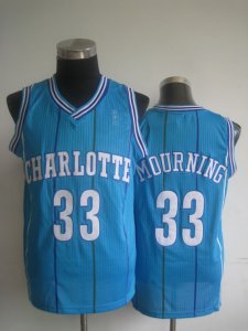 nba Charlotte Hornets #33 mourning blue