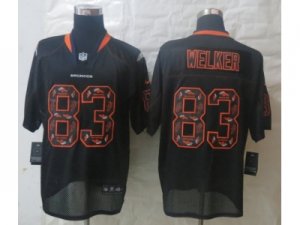 Nike Denver Broncos #83 Welker Black Jerseys(Lights Out Elite)