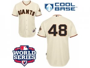 2012 world series mlb san francisco giants #48 sandoval cream