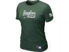 Women New York Yankees Nike D.Green Short Sleeve Practice T-Shirt