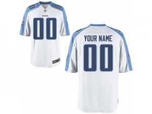 Nike Youth Tennessee Titans Customized Game White Jersey