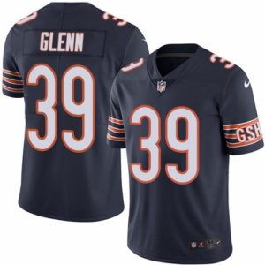 Mens Nike Chicago Bears #39 Jacoby Glenn Limited Navy Blue Rush NFL Jersey