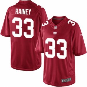 Men\'s Nike New York Giants #33 Bobby Rainey Limited Red Alternate NFL Jersey