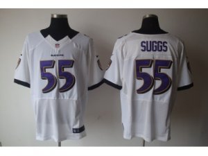 Nike baltimore ravens #55 suggs white Elite jerseys