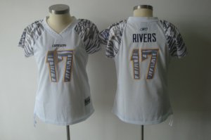 women nfl San Diego Chargers #17 rivers zebra field flirt fashion white[zebra]