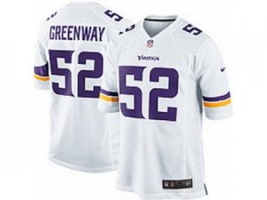 Nike NFL Minnesota Vikings #52 Chad Greenway white Jerseys(Game)