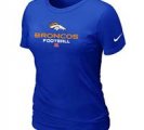 Women Danver Broncos Blue T-Shirt