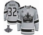 nhl jerseys los angeles kings #32 quick grey[stadium][2014 Stanley cup champions]