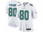 Nike Miami Dolphins #80 Anthony Fasano Game White NFL Jersey