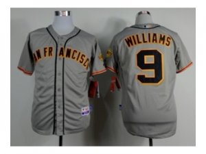 mlb jerseys san francisco giants #9 williams grey