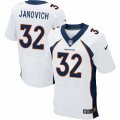 Mens Nike Denver Broncos #32 Andy Janovich Elite White NFL Jersey - å‰¯æœ¬