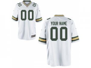 Nike Youth Green Bay Packers Youth Customized Game White Jersey